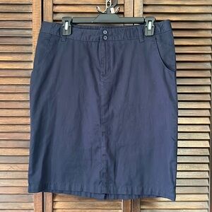 French Toast Blue Navy Skirt Size 20